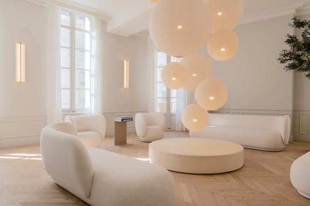 Salle d'attente du cabinet du Dr Lange, à Montpellier
