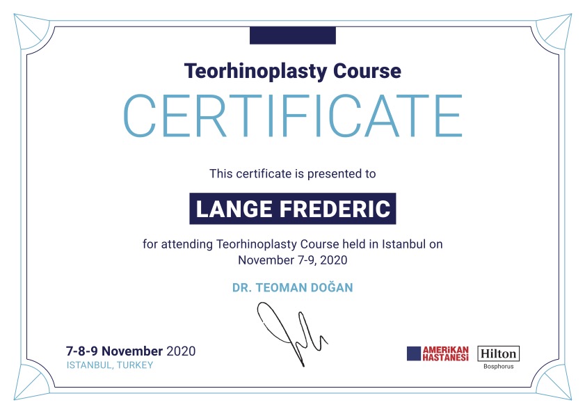 Lange Frederic Certificate A4 Actualités